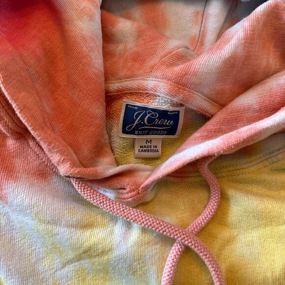 JCrew Tie Die Hoodie Sweatshirt - Picture 2 of 3